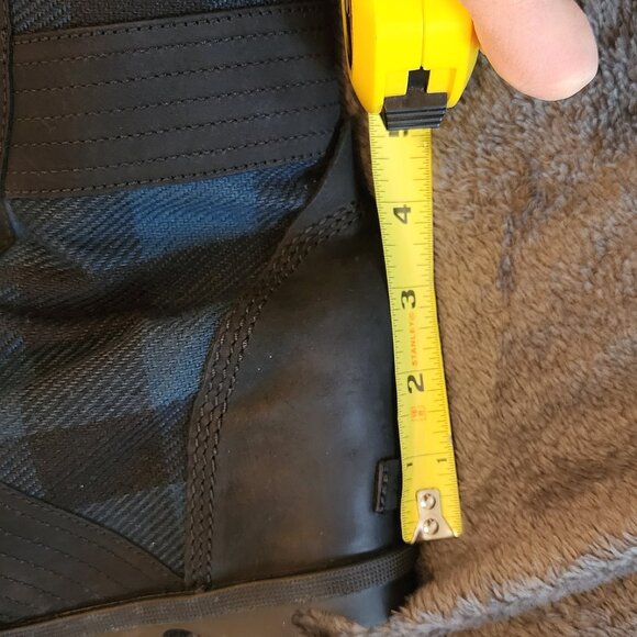 SOREL Lexie Wedge Boots – Women’s Size 9 – Black/Blue Buffalo Check – Excellent - Picture 9 of 9